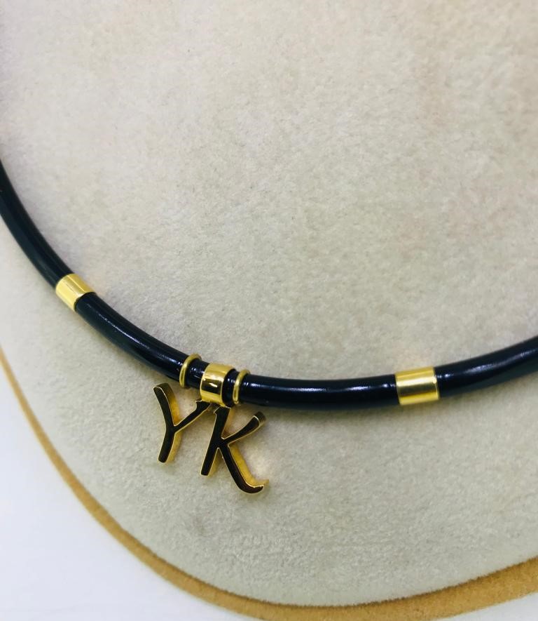 Black Cord Neck Chain - Image 3